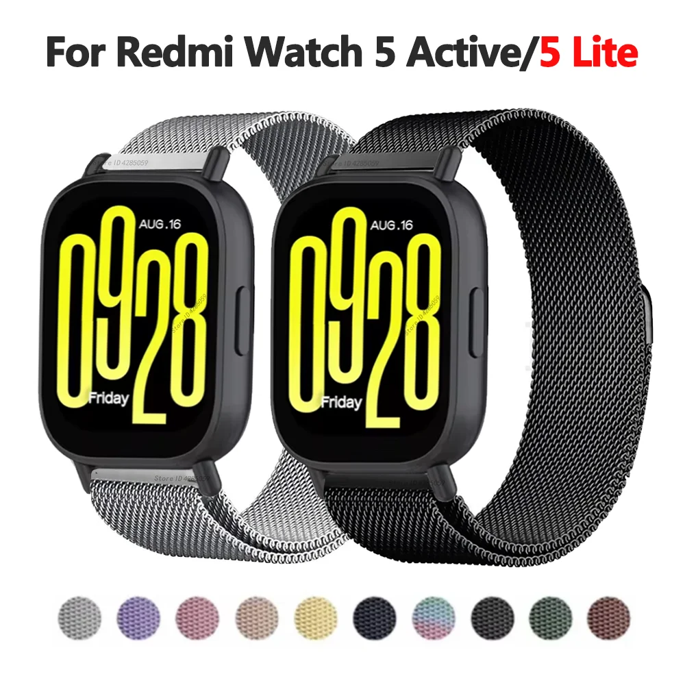 Milanese Loop Magnetic - 22mm Magnetisches Schlaufenarmband für Redmi Watch
