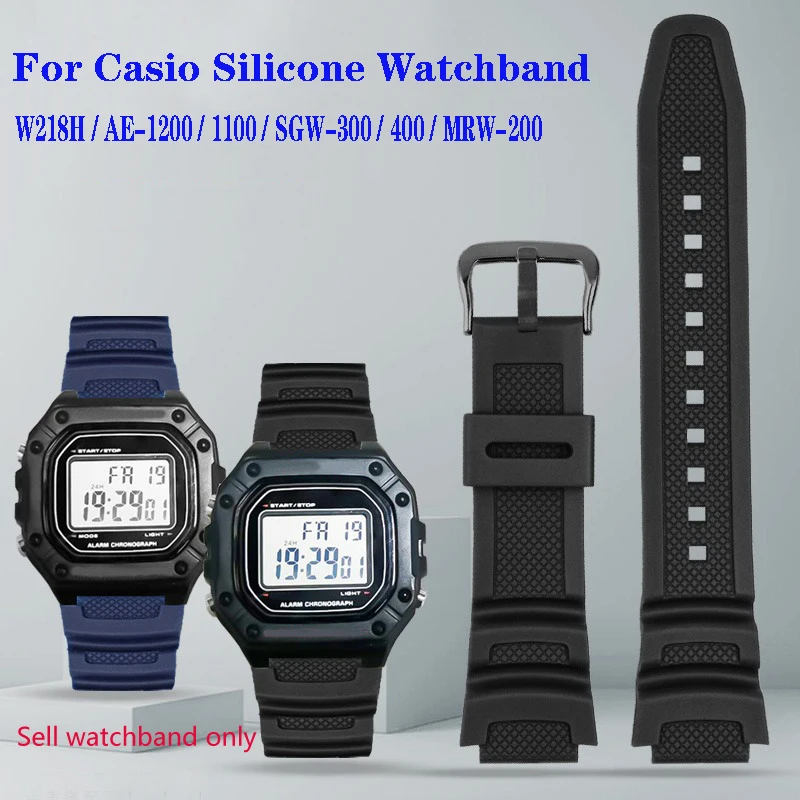 Nato Strap Nylon - Kautschukarmband für Casio AE-1200WH AQ-S810W MRW-200H