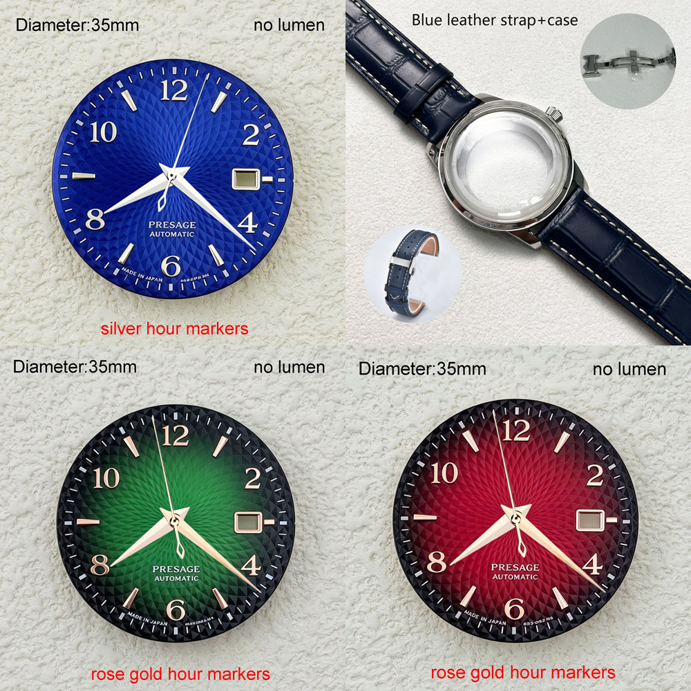 Seiko Watch Presage - Neues 35mm NH35 S Logo Zifferblatt