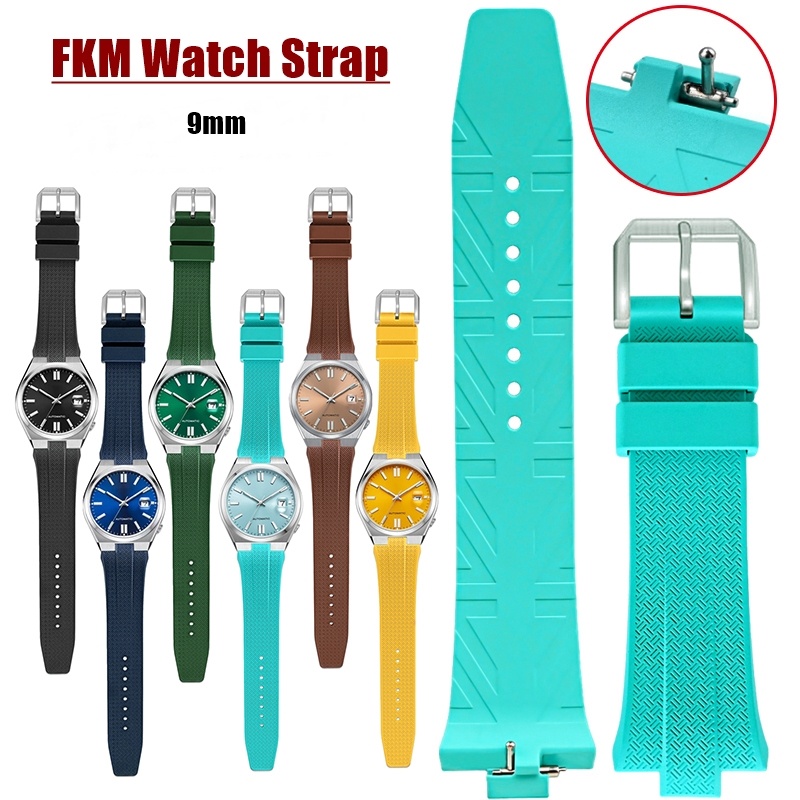 Citizen Watch Tsuyosa - FKM Fluorkautschuk Schnellverschluss-Uhrenarmband 9mm für Citizen