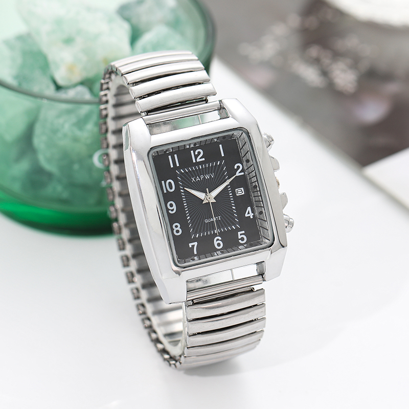 Quadratische Herrenuhr, elasti – Cartier Watch Tank Bewertung und Preis