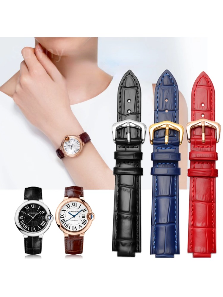 Echtes Leder-Uhrenarmband für  – Cartier Watch Ballon Bleu Bewertung und Preis