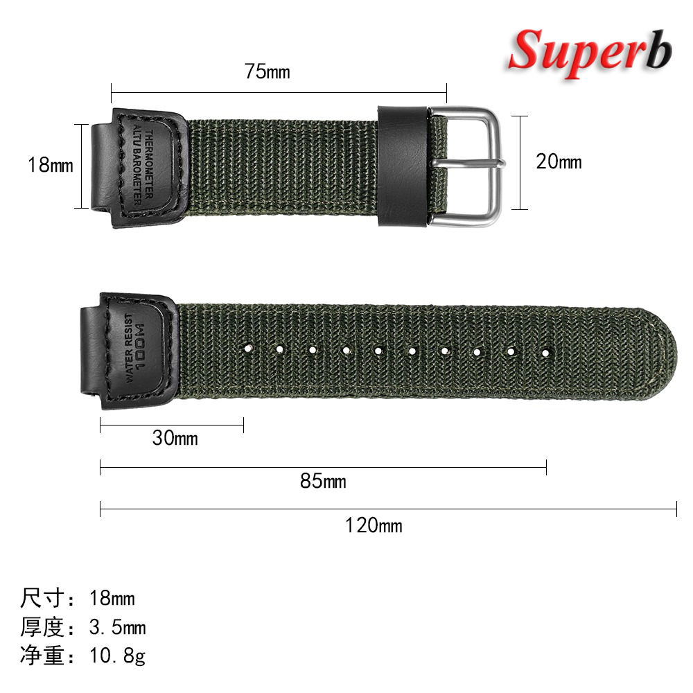 18 mm Nylon-Uhrenarmband für C – Nato Strap Nylon Bewertung und Preis