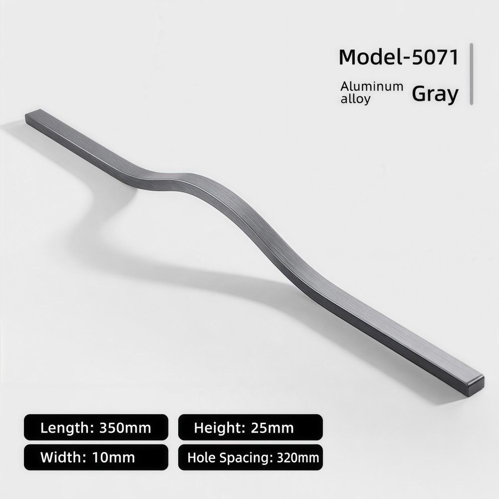Schrankgriff aus Aluminiumlegi – Curved Spring Bar Bewertung und Preis