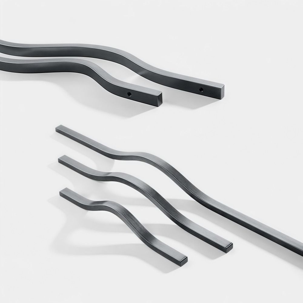 Schrankgriff aus Aluminiumlegi – Curved Spring Bar Bewertung und Preis