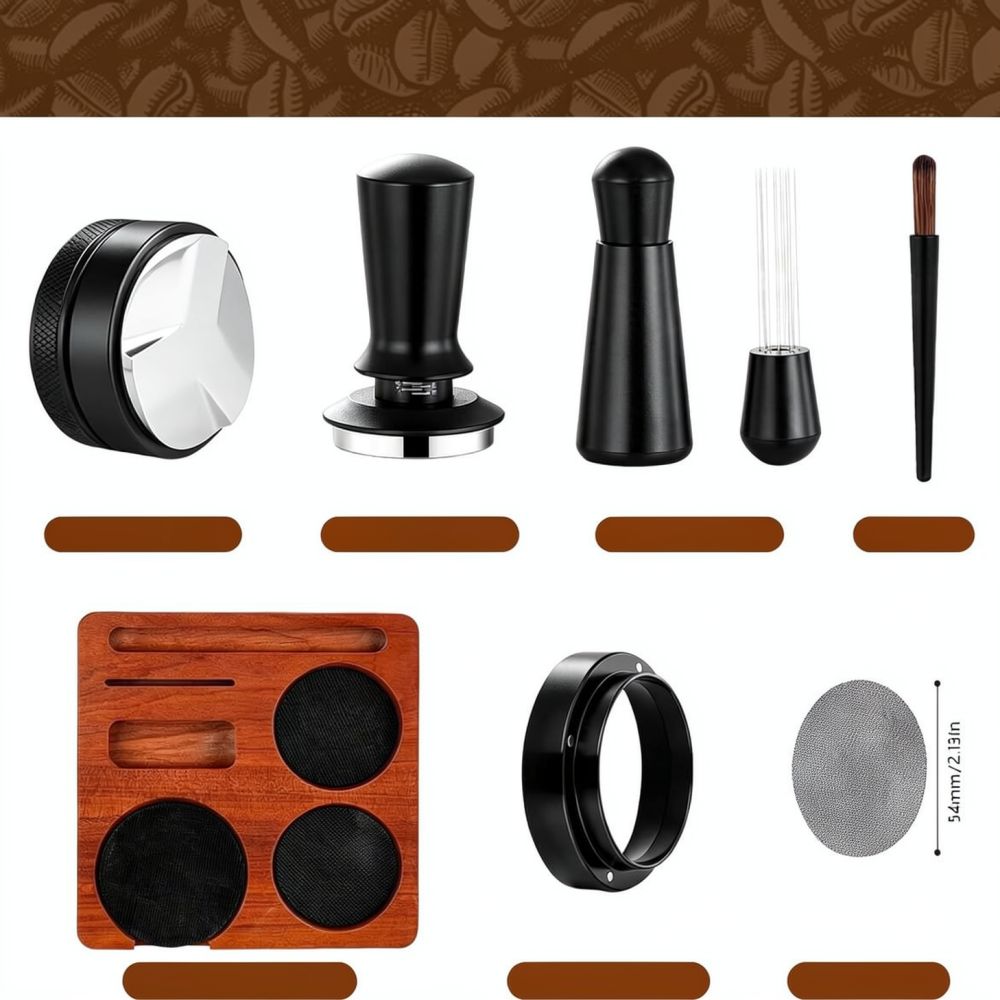 Sapele Espresso Tamper Station – Spring Bar Tool Set Bewertung und Preis