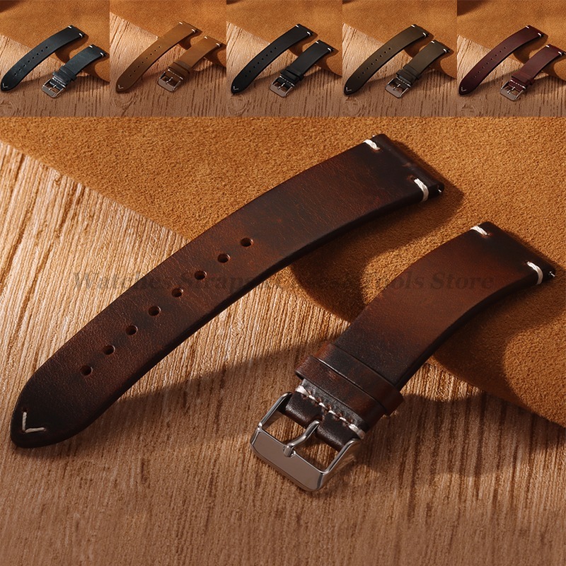 Handgefertigtes Retro-Ölwachs- – Suede Strap Watch Bewertung und Preis